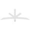 Ekena Millwork Alberta Architectural Grade PVC Gable Bracket, 72"W x 27"H x 2"D x 4"F, 9/12 Pitch GBP072X27X0204ALB00 - alternate 5
